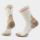Șosete Merino hiking Smartwool Hike - bej Moonbeam | Mid Crew | Targeted Cushion