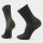 Șosete Merino hiking Smartwool Hike - gri Charcoal | Mid Crew | Targeted Cushion