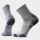 Șosete Merino hiking Smartwool Hike - gri deschis Light Gray | Mid Crew | Targeted Cushion