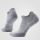 Șosete Merino alergare Smartwool Run - gri deschis/alb | Low Ankle | Targeted Cushion