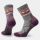 Șosete Merino hiking Smartwool Hike Zig Zag Valley - gri Ash/Charcoal | Mid Crew | Light Cushion