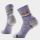 Șosete Merino hiking Smartwool Hike Zig Zag Valley - violet Chalk | Mid Crew | Light Cushion