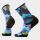 Șosete Merino trail running Smartwool Trail Run Summit Sector - albastru Nightfall Blue | Crew | Targeted Cushion