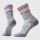 Șosete Merino alergare Smartwool Run Zero Cushion - gri Light Gray | Mid Crew | Zero Cushion