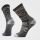 Șosete Merino hiking Smartwool Hike Mountain Range - gri Charcoal | Light Gray | Crew | Light Cushion