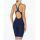 TYR Costum tehnic femei Thresher Open Back - albastru inchis navy