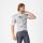 Tricou cu maneca scurta Castelli Stratus Logo, pentru barbati, alb/gri inchis