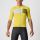 Tricou cu maneca scurta Castelli Prologo 7 Galben/Alb/Kaki