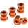 Set 4 suruburi angrenaj Reverse Chainring Bolt Portocalii