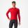 Tricou cu maneca lunga Castelli Espresso Thermal, Rosu Aprins