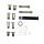 Set suruburi SPECIALIZED BLT KIT, MY16-18 LEVO FSR (GEN.1), SUSPENSION PIVOT BOLT KIT