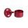 Floare Furca cu Capac DEITY Crosshair cu Distantiere - Red