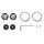 Accesoriu pantofi Northwave Slw X-Dial set cataramă, negru-alb