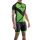 Tricou ciclism Merida Rhombe Design scurt verde negru fermoar lung 740122-435