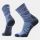 Șosete trekking Smartwool Hike Mountain Range Crew Light Cushion bărbați - albastru închis