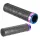 Mansoane MTB Supacaz Grizips - negru cu inele Oil Slick