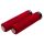 Mansoane bicicletă SRAM Locking Grips Foam 129mm - roșu-negru