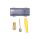 Set adaptoare supapa Voxom Vad2 - negru, 3 tipuri de supape