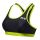 Bustieră triatlon TYR Competitor Racerback damă - negru cu verde lime