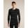 Bluza de corp Merino Icebreaker 260 Vertex LS Crewe - negru Black/Obsidian, mărime L