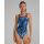Costum înot femei TYR Marmaris - albastru/roz | rezistent clor