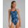 Costum înot întreg TYR Durafast Elite - albastru/roz | rezistent clor