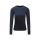 Bluză schi merinos femei CEP Ski Merino Base Layer 2.0 - negru | mânecă lungă