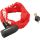 Lacăt Bikefun Citychain 2 lanț 5x850 mm, roșu - L6044-5-850-Rd