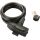 Lacăt Bikefun Scutum 2 spiralat 10x1200 mm cu suport L4046-10-1200