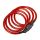 Antifurt Cablu KRYPTONITE Keeper 712 Combo - 7mm/120cm - Red