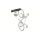 Suport de Perete Bicicleta CONTEC Smart Modular - Black