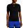 Brooks High Point Short Sleeve W – Tricou de alergare trail, lână merinos - Negru