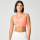 Brooks Dash Padded Bra W – Bustieră sport cu susținere medie, cu cupe - Portocaliu