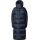 Haglöfs Long Down Parka W – Parka lungă din puf - Albastru închis Tarn Blue