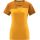Haglöfs ROC Grip Tee W – Tricou din bumbac organic și cânepă cu imprimeu - Galben Sunny Yellow/Golden Brown