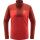 Haglöfs ROC Flash Mid Halfzip W – Bluză tehnică de cățărare cu fermoar scurt - Roșu Corrosion/Poppy red
