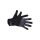 Craft ADV Lumen Fleece Glove – Mănuși de alergare fleece reflectorizante - Negru