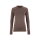 Craft Wool Comfort Rn LS W – Bluză strat de bază cu lână, dublu strat - Maro