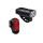 Set lumini Lezyne Fusion Drive Pro 600+ / KTV Drive Pro+ Pair - Negru satinat / Negru