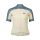 Tricou ciclism șosea POC Essential Road Logo Jersey W - Okenite Off-White/Calcite Blue