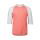Tricou ciclism MTB POC MTB Pure 3/4 Jersey - Ammolite Coral/Hydrogen White