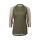 Tricou ciclism MTB POC MTB Pure 3/4 Jersey W - Epidote Green/Light Sandstone Beige