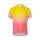 Tricou ciclism copii POC XC Jersey - Gradient Aventurine Yellow / Actnium Pink