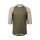Tricou ciclism MTB POC MTB Pure 3/4 Jersey - Epidote Green/Light Sandstone Beige