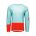 Tricou ciclism MTB POC Motion Air L/S Jersey - Lazurite Blue/Carnelian Orange