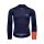 Tricou ciclism cu mânecă lungă POC Cadence L/S Jersey - Apatite Navy