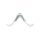 Nosiță de schimb ochelari 100% Speedcraft / S3 Nose Bridge - Regular - BORA Hans Grohe Team White - Long