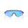 Ochelari ciclism 100% Slendale XS - Matte Black / HiPER Blue Multilayer Mirror