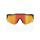 Ochelari ciclism 100% Speedcraft XS - Soft Tact Black / HiPER Red Multilayer Mirror Lens