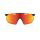 Ochelari ciclism 100% Hypercraft SQ - Soft Tact Black / HiPER Red Multilayer Mirror Lens